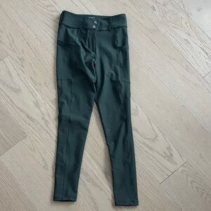 Free Ride Knee Patch Hunter Green Breeches